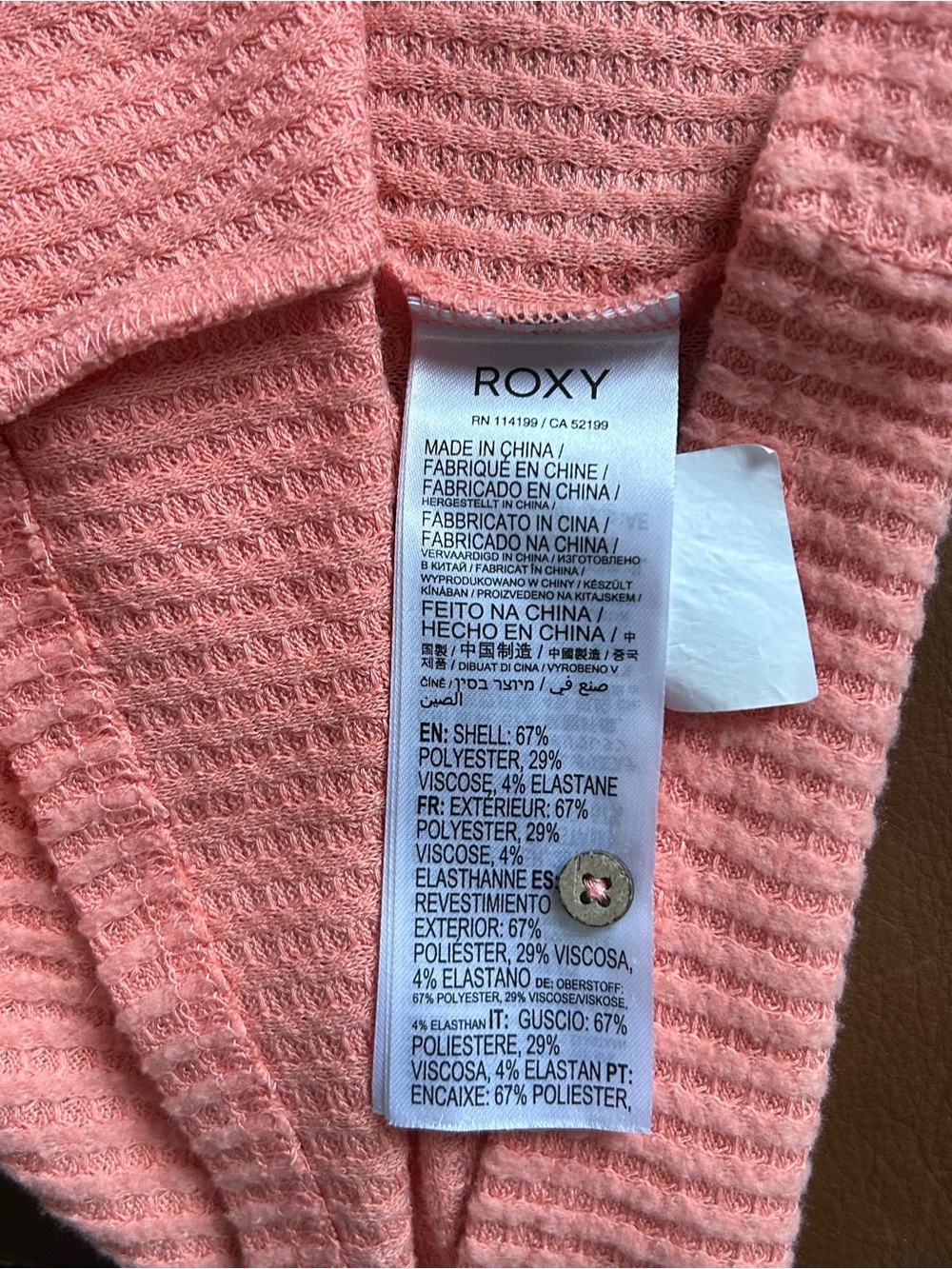 Roxy Cropped Button Top - Picture 6 of 6